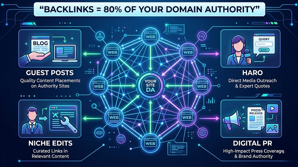 Backlink Strategy to improve domain authority
