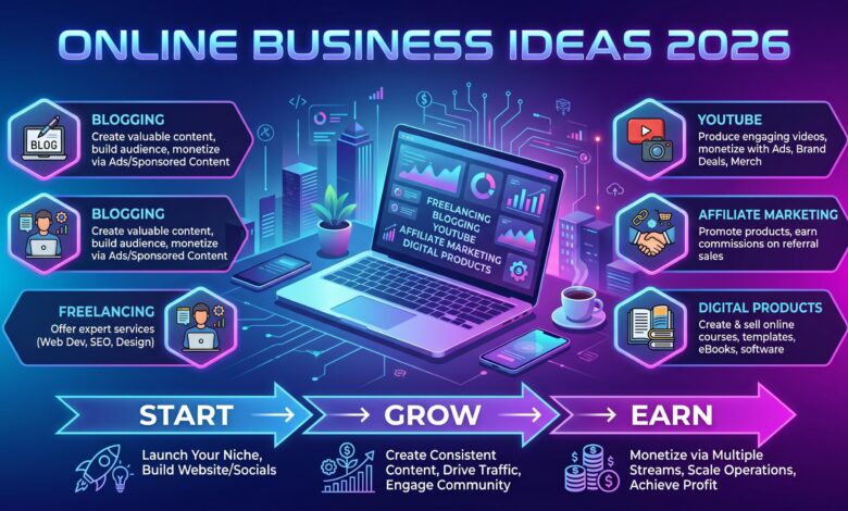 Online business ideas for 2026
