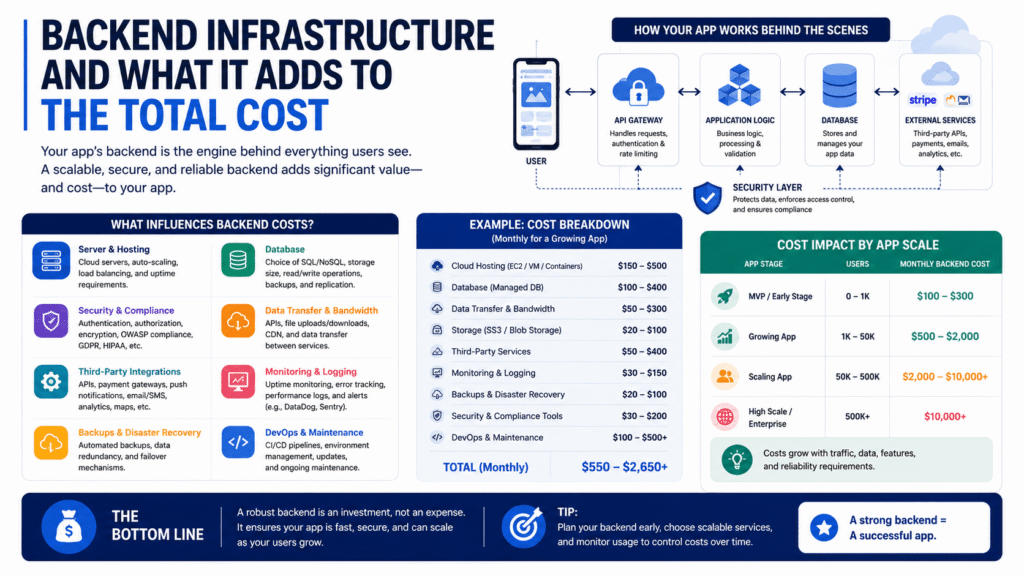 Backend Infrastructure and What It Adds to the Total Cost