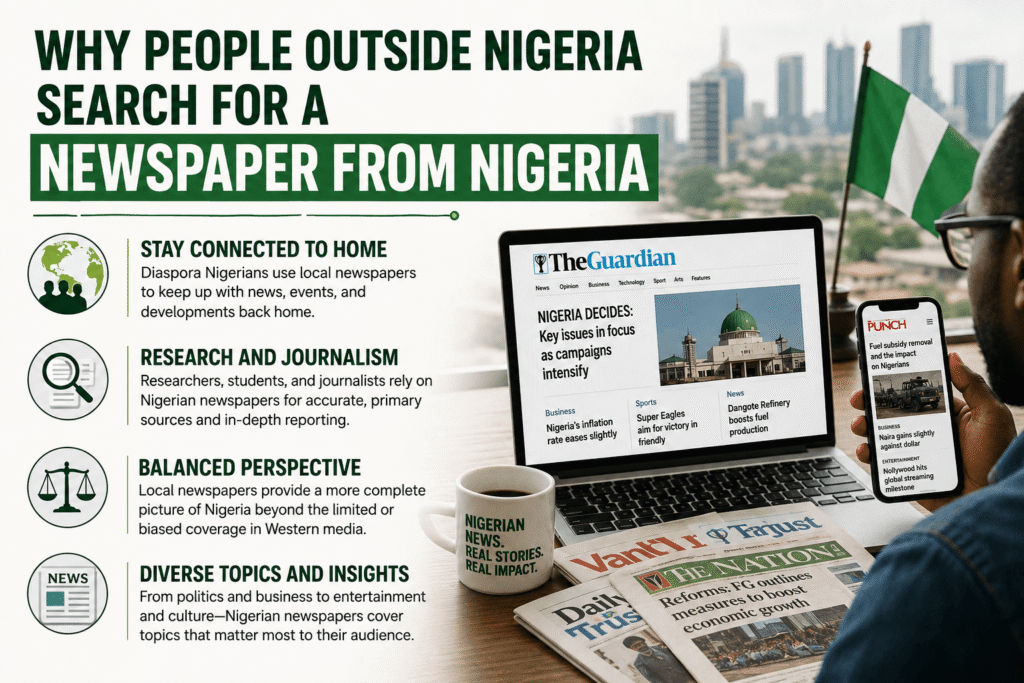Why People Outside Nigeria Search for a Newspaper From Nigeria
