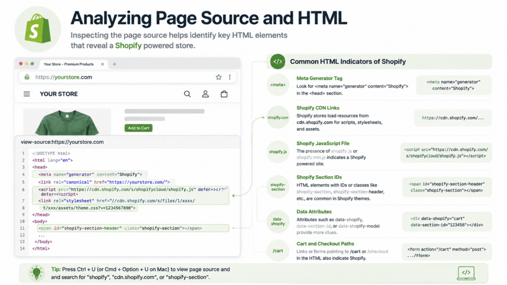Analyzing Page Source and HTML