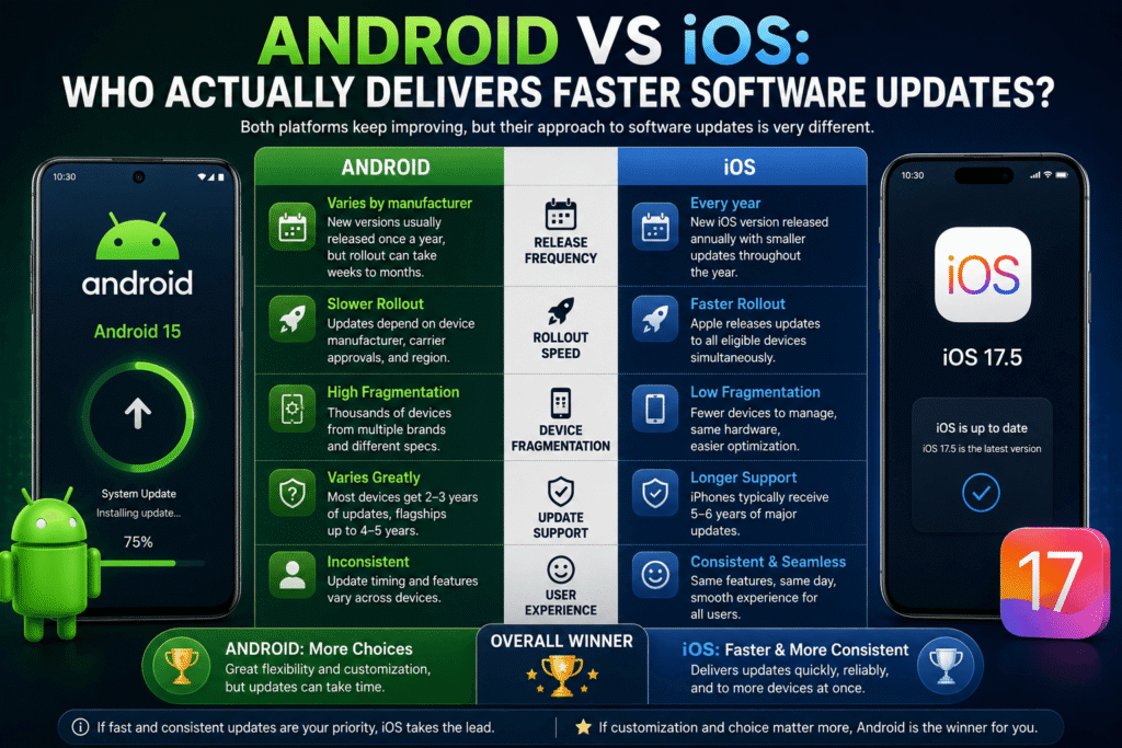 Android vs iOS Who Actually Delivers Faster Software Updates