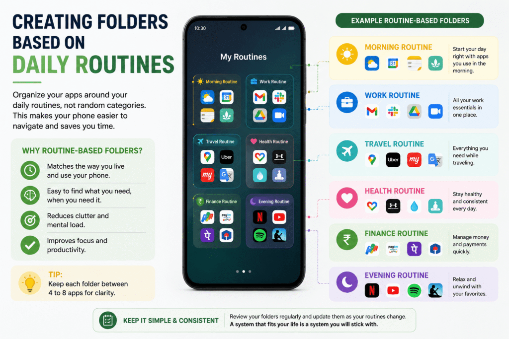 Creating Folders Based on Daily Routines