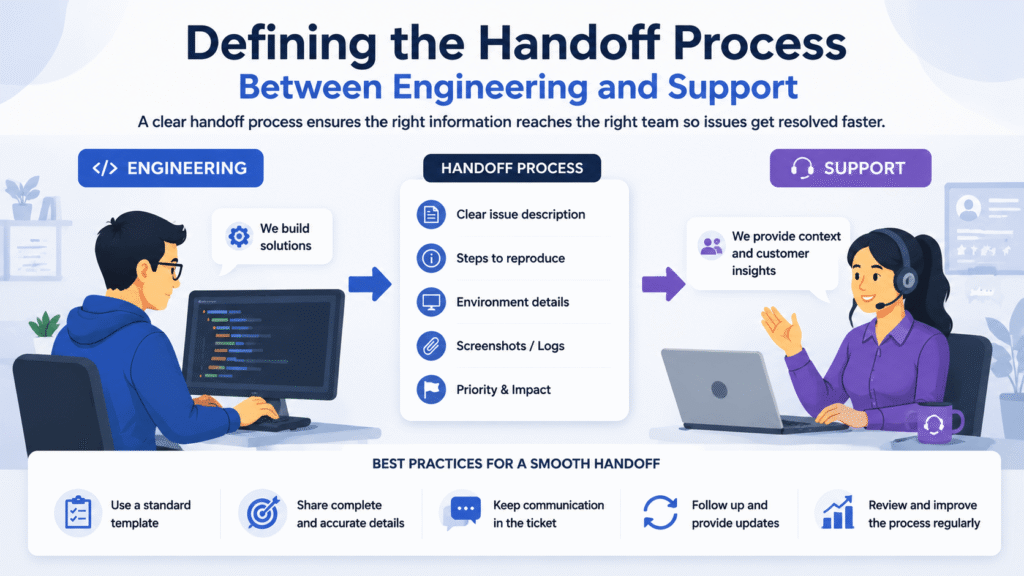 Defining the Handoff Process Between Engineering and Support