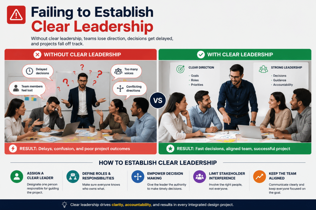 Failing to Establish Clear Leadership