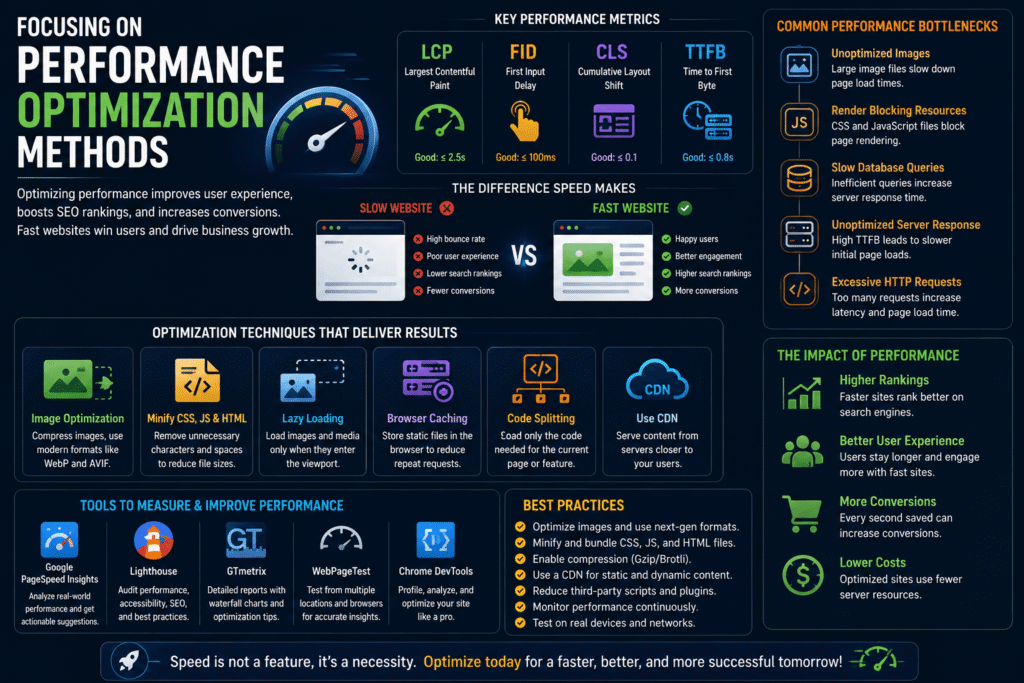 Focusing on Performance Optimization Methods