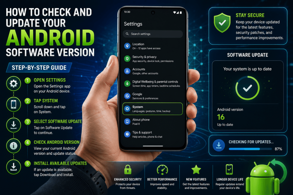How to Check and Update Your Android Software Version