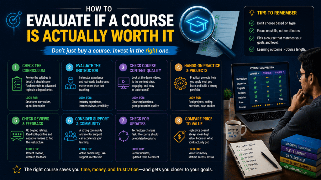 How to Evaluate If a Course Is Actually Worth It