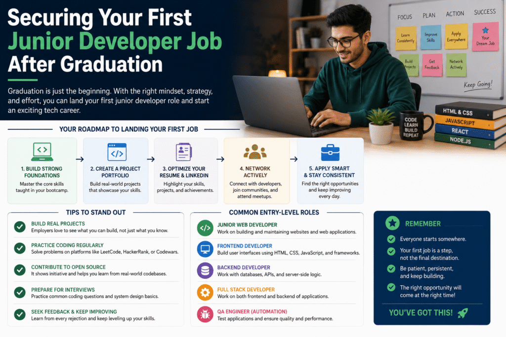 Securing Your First Junior Developer Job After Graduation