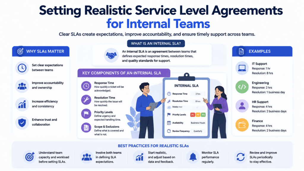 Setting Realistic Service Level Agreements for Internal Teams