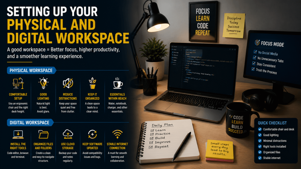 Setting Up Your Physical and Digital Workspace