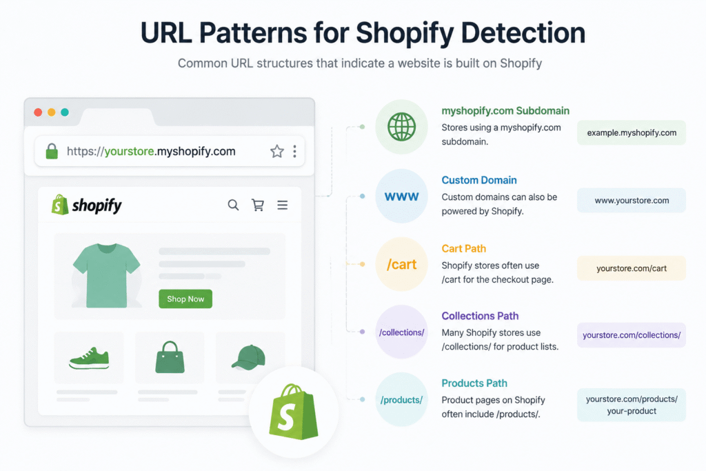 URL Patterns for Shopify Detection