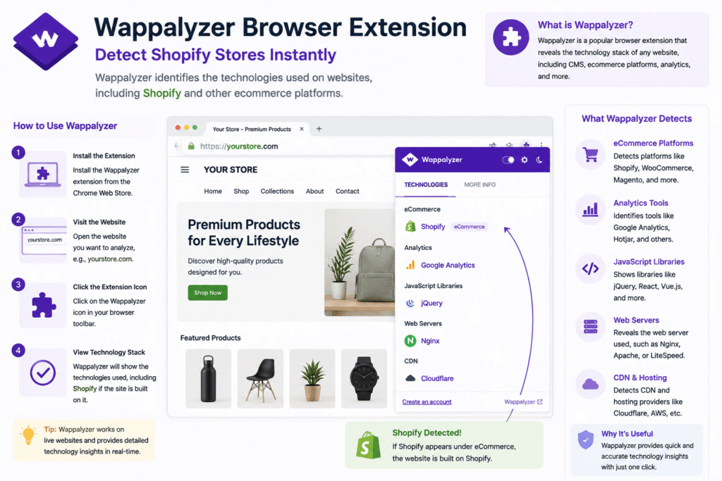 Wappalyzer Browser Extension