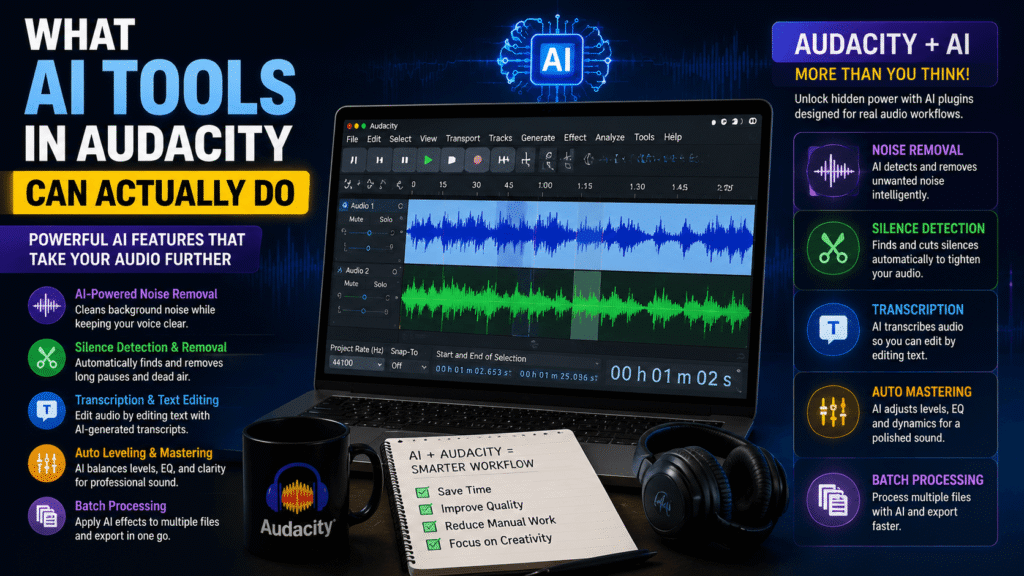 What AI Tools in Audacity Can Actually Do