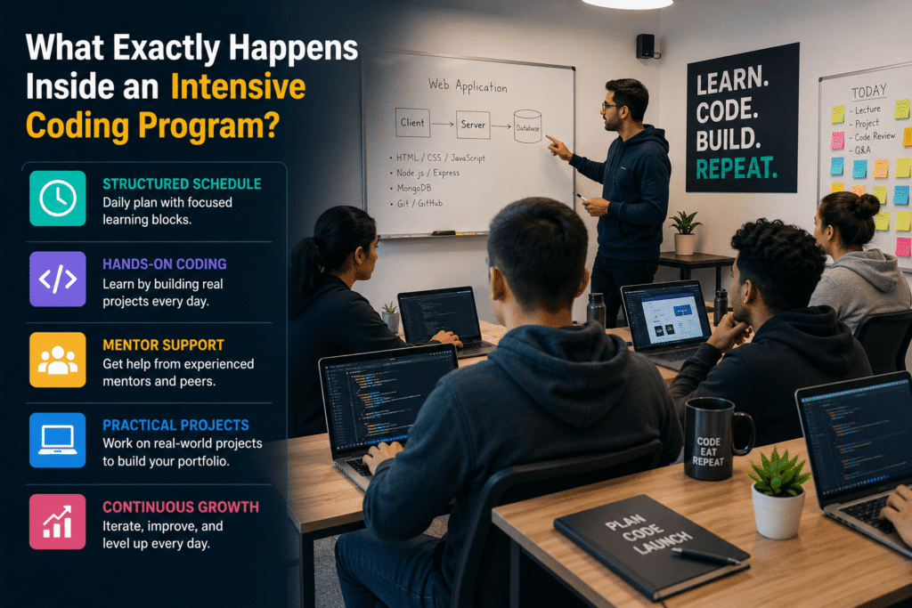 What Exactly Happens Inside an Intensive Coding Program