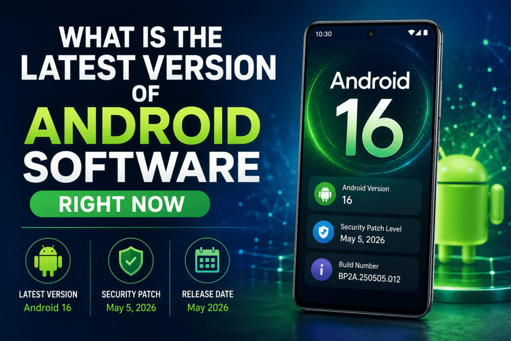 What Is the Latest Version of Android Software Right Now