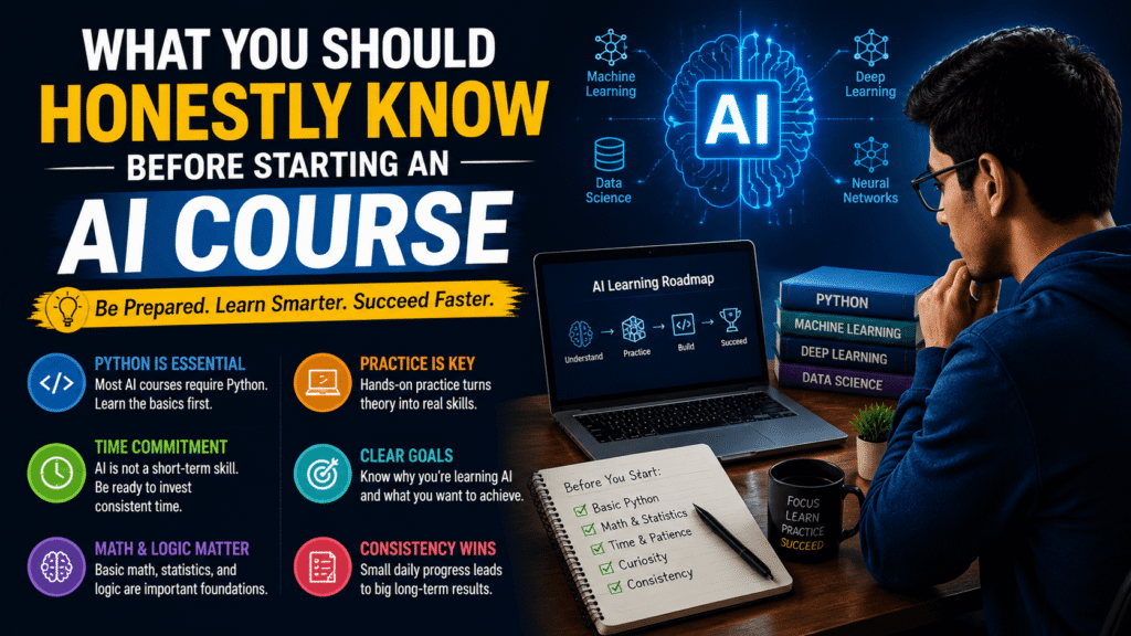 What You Should Honestly Know Before Starting an AI Course