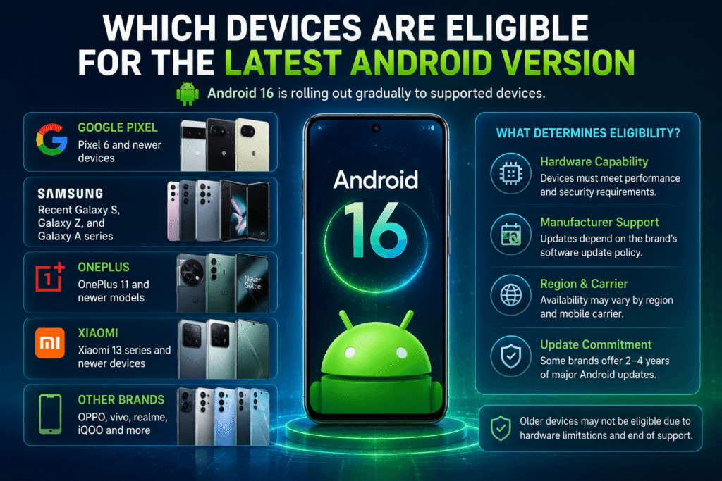 Which Devices Are Eligible for the Latest Android Version