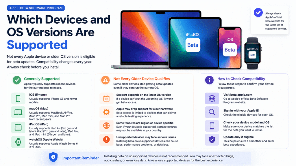 Which Devices and OS Versions Are Supported