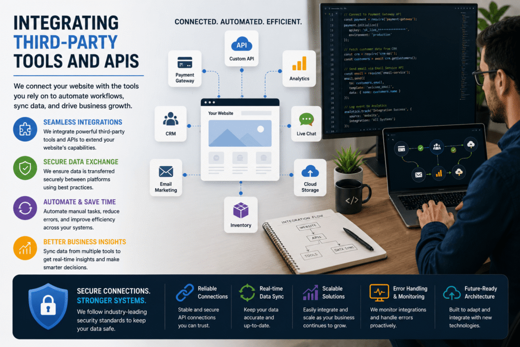 Integrating Third Party Tools and APIs