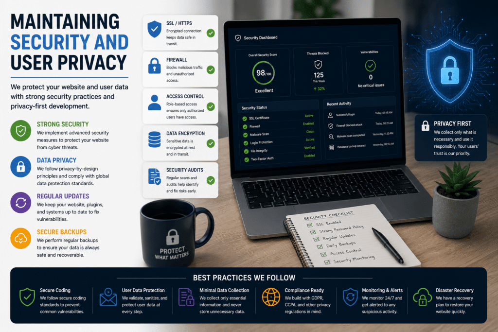 Maintaining Security and User Privacy