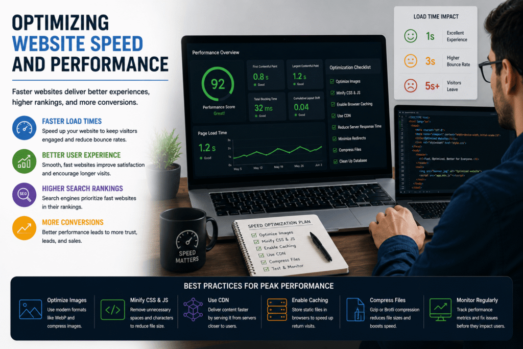Optimizing Website Speed and Performance