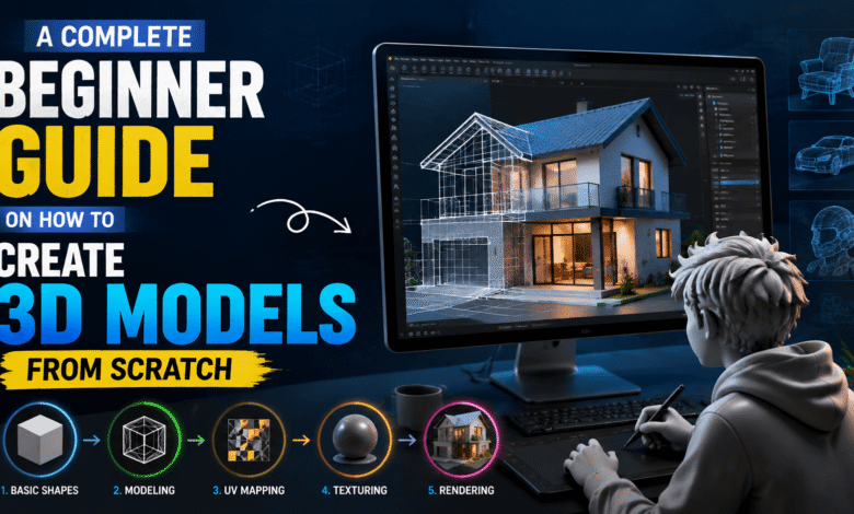 A Complete Beginner Guide on How to Create 3D Models from Scratch