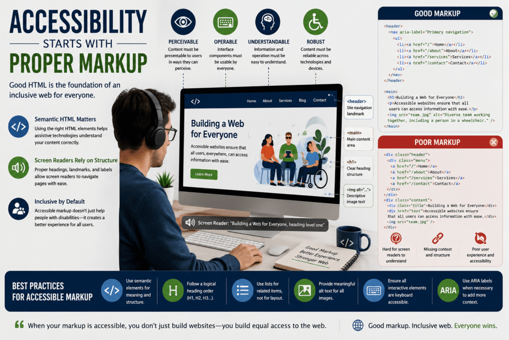 Accessibility Starts with Proper Markup