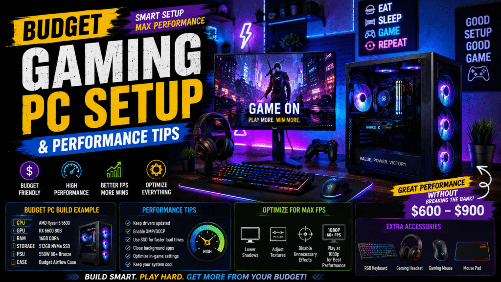 Budget Gaming PC Setup and Performance Tips