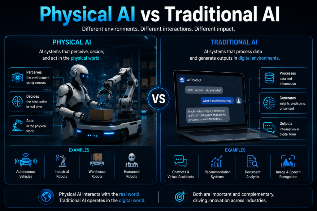 Physical AI vs Traditional AI