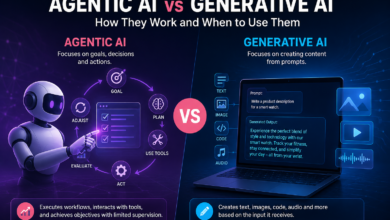 Agentic AI vs Generative AI: How They Work and When to Use Them