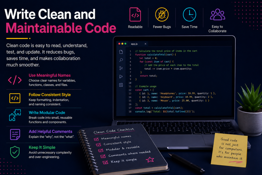 Write Clean and Maintainable Code