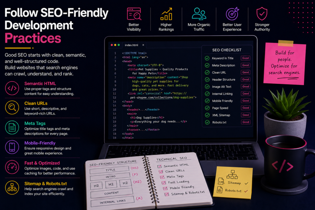Follow SEO-Friendly Development Practices