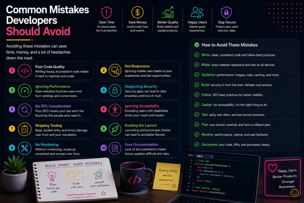 Common Mistakes Developers Should Avoid