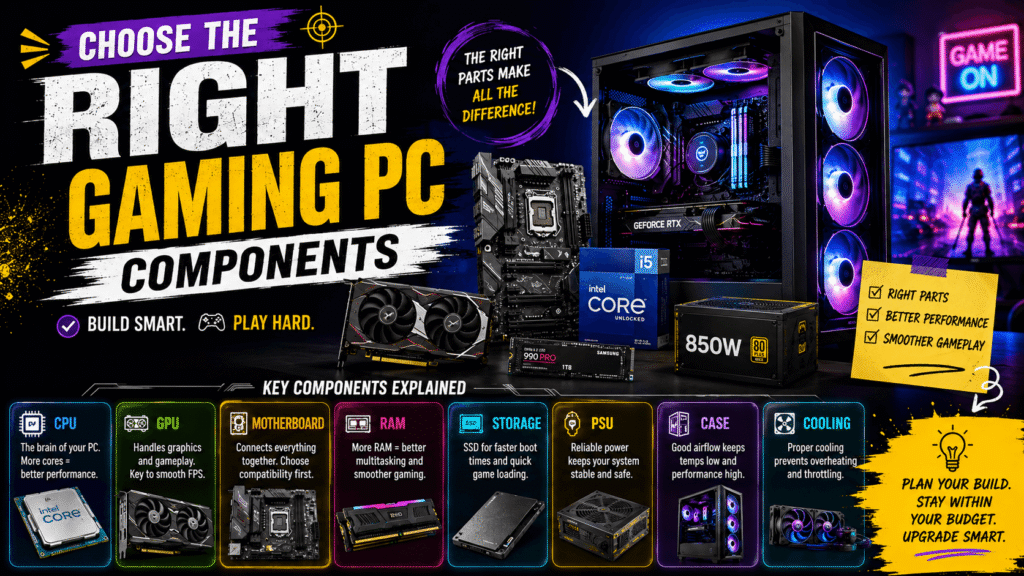 Choose the Right Gaming PC Components