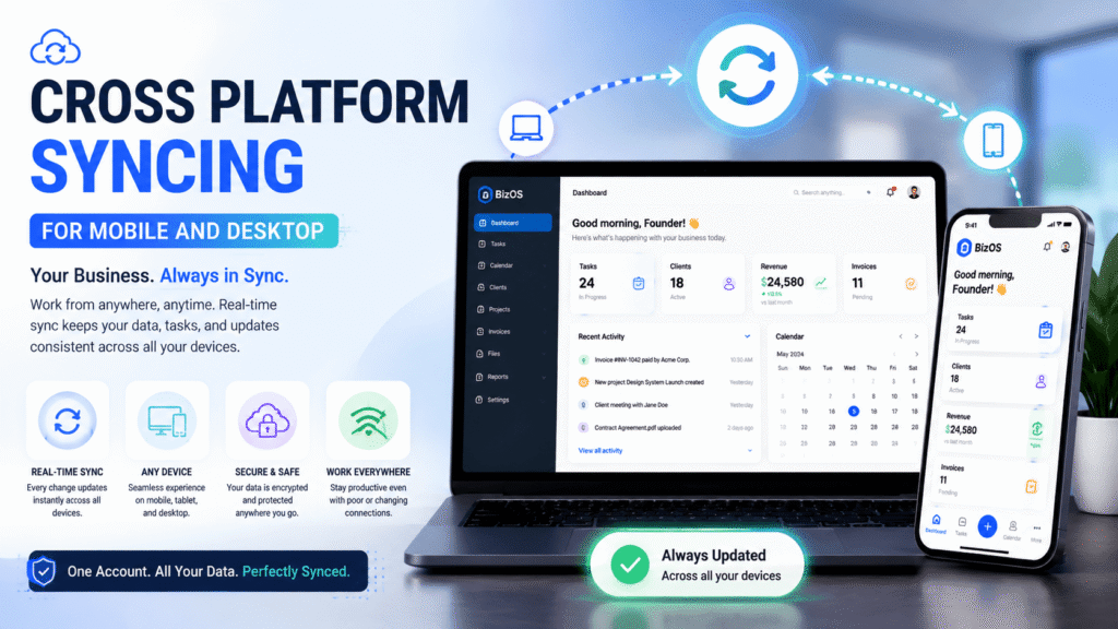 Cross Platform Syncing for Mobile and Desktop
