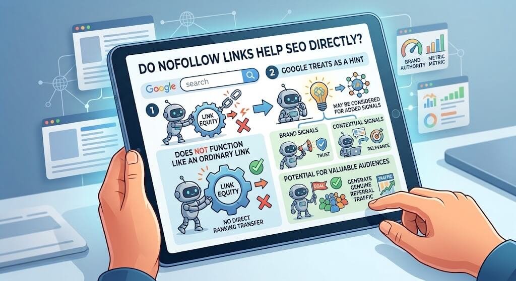 Do Nofollow Links Help SEO Directly