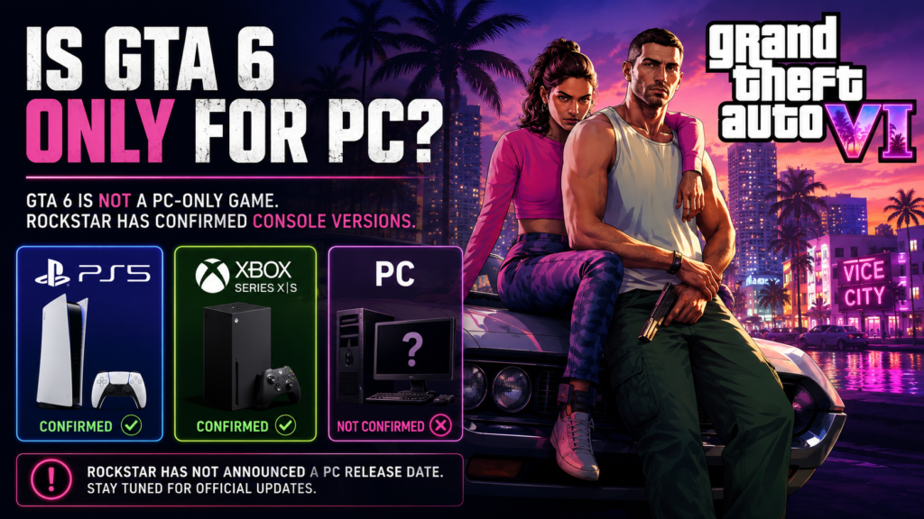 Is GTA 6 Only For PC?