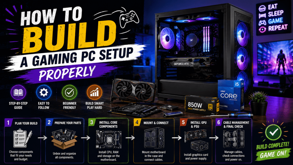 How to Build a Gaming PC Setup Properly