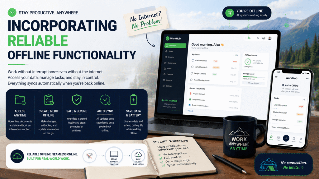 Incorporating Reliable Offline Functionality
