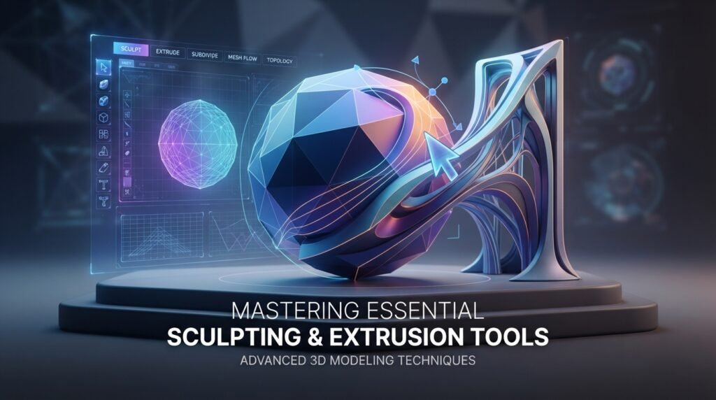 Mastering Essential Sculpting and Extrusion Tools
