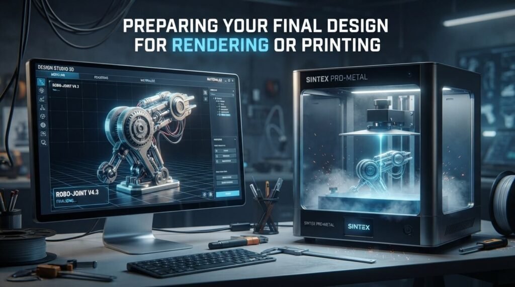 Preparing Your Final Design for Rendering or Printing