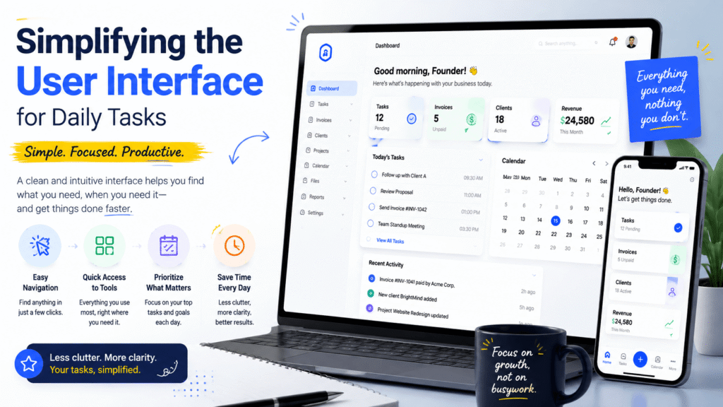 Simplifying the User Interface for Daily Tasks
