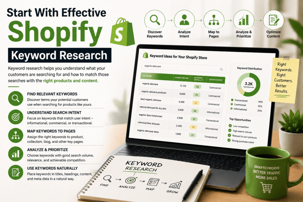 Start With Effective Shopify Keyword Research