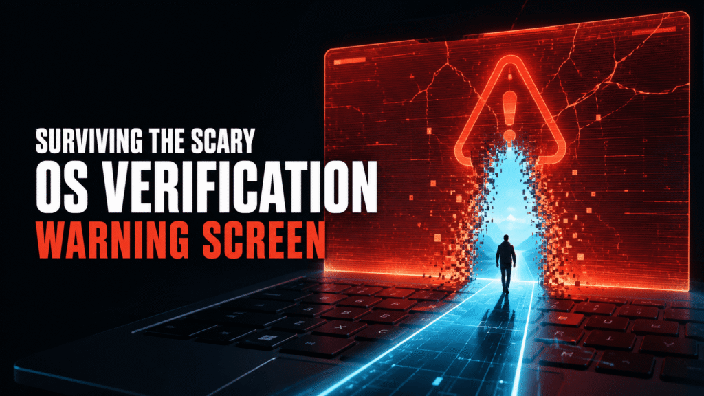 Surviving the Scary OS Verification Warning Screen