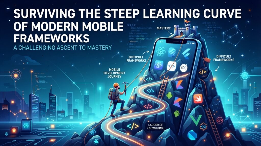 Surviving the Steep Learning Curve of Modern Mobile Frameworks