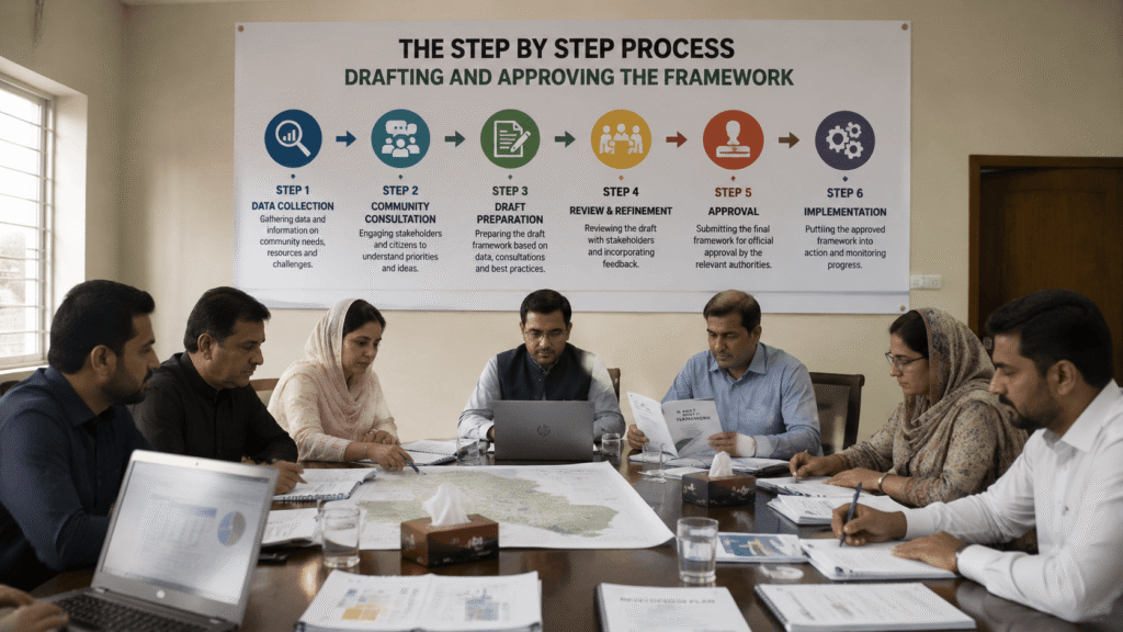 The Step by Step Process of Drafting and Approving the Framework