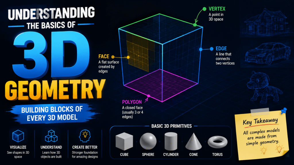 Understanding the Basics of 3D Geometry