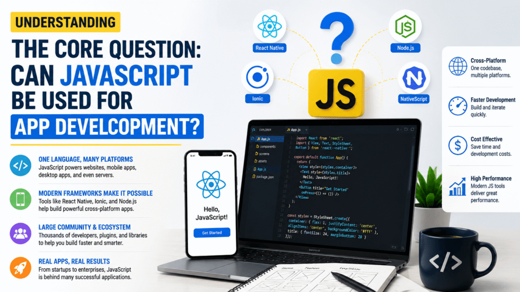 Understanding the Core Question Can JavaScript Be Used for App Development