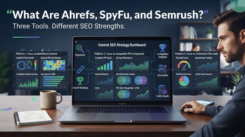 What Are Ahrefs, SpyFu, and Semrush